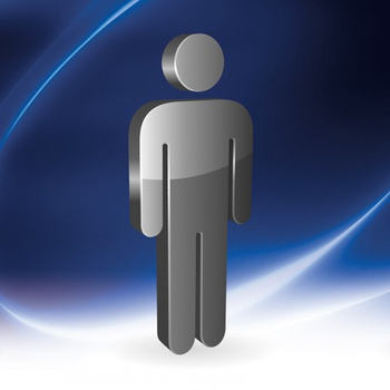 Znak Toaleta męska (PC606)