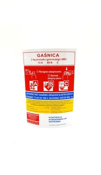 Etykieta serwisowa (kolorowa) uniwersalna GP 2x ABC - KZWM