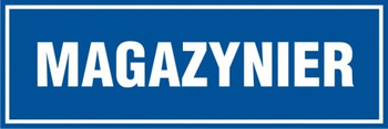 Znak Magazynier (PB037)