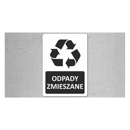 Znak Odpady zmieszane O-03