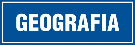 Znak Geografia (PB153)