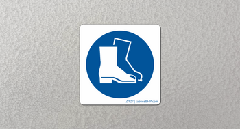 Oznaczenie Stosuj ochronę stóp (Z127)