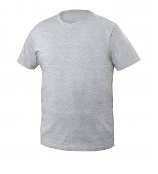 Koszulka szary melanż, T-shirt bawełniany Högert VILS