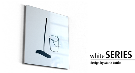 Znak Pomieszczenie gospodarcze whiteSERIES
