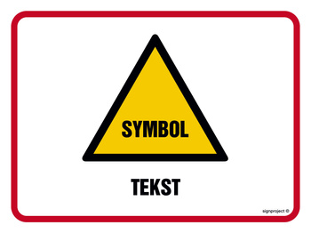 Znak na zamówienie Wzór S-218 na płycie zwykłej