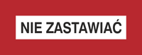 Sign (210x540mm)