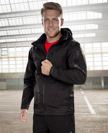 Kurtka męska robocza softshell czarna SPIRIT ARDON
