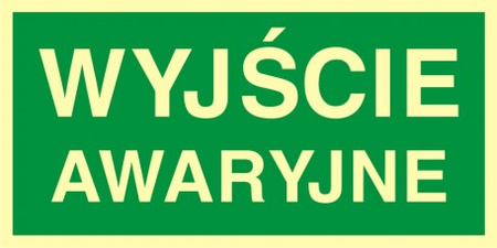 Znak wyjście awaryjne (AC007)