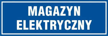 Znak Magazyn elektryczny (PB032)