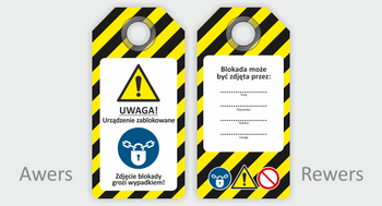 Znak Urządzenie zablokowane TAG004