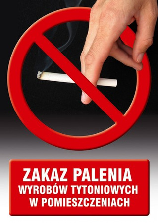 Znak Zakaz palenia wyrobów tytoniowych w pomieszczeniu (PC510)