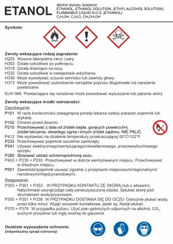 Znak Etanol (LC022)