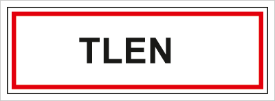 Znak tlen na płycie PCV (869-05)
