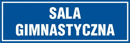 Znak Sala gimnastyczna (PB045)