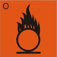 Znak substancje utleniające na Folii Samoprzylepnej (700-09) (36 szt)