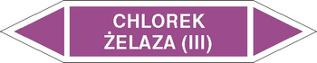 Tabliczka na rurociągi Chlorek żelaza (III) znak na płycie PCV (R-KZ01)