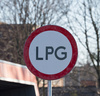 Znak metalowy drogowy 60cm LPG