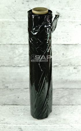 Folia stretch czarny 1,5 kg brutto