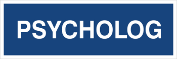 Znak psycholog na Folii Samoprzylepnej (801-226)