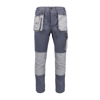 Spodnie robocze do pasa szare PROMAN STRETCH