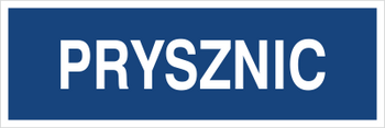 Znak prysznic na Folii Samoprzylepnej (801-255)