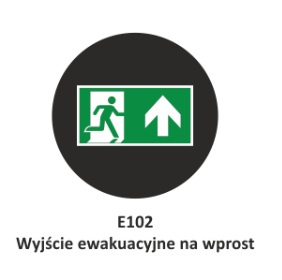 Slajd do projektora LED Wyjście ewakuacyjne (E102) (lightSINGS)
