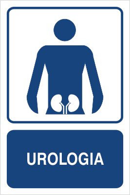 Znak urologia na płycie PCV (823-143)