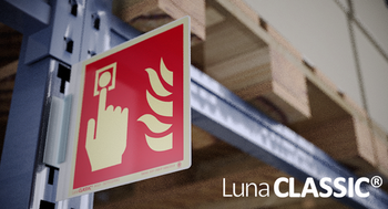 Znak Alarm pożarowy ROP uchylny semaforowy (F005)