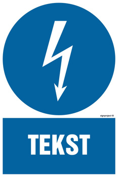 Znak na zamówienie Wzór S-402 na płycie świecącej
