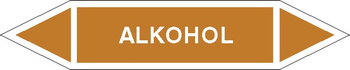 Tabliczka na rurociągi Alkohol znak na płycie PCV (R-OCP02)