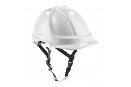 Hełm, kask ochronny czteropunktowy biały Högert  PLONER