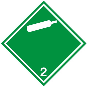 Nalepka gazy niepalne i nietrujące