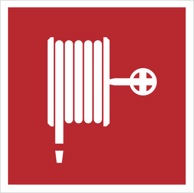 Znak hydrant wewnętrzny na płycie PCV (201)