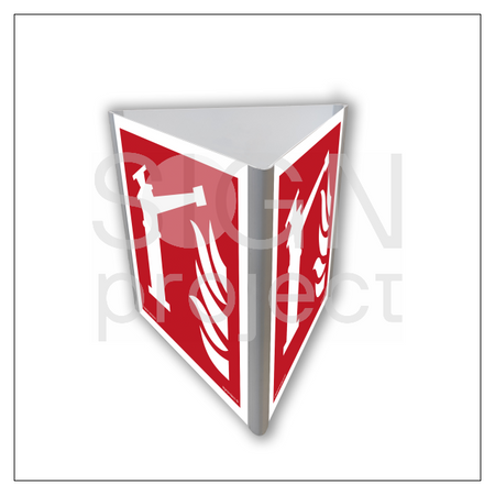 Znak BF815 Działko gaśnicze świecący (3D dościenny)