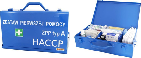 Zestaw pierwszej pomocy ZPP typ A HACCP (dla gastronomii) - BOXMET MEDICAL