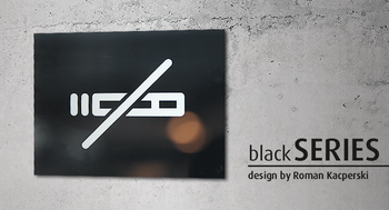 Znak Zakaz palenia blackSERIES