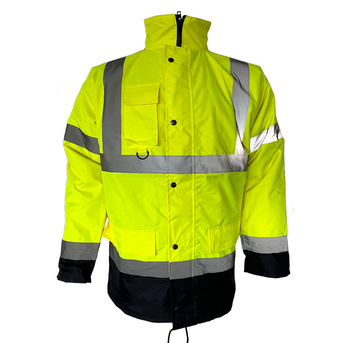 Kurtka ocieplana ostrzegawcza żółta URAN