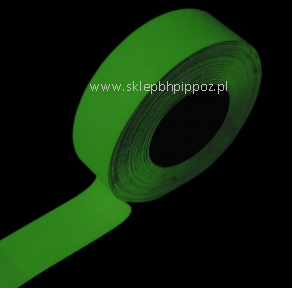 Taśma świecąca w ciemności jednolita 50mm/10m