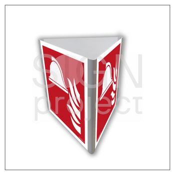 Znak BF804 Zestaw sprzętu przeciwpożarowego świecący (3D dościenny)