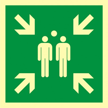 Znak miejsce zbiórki do ewakuacji (AE007) Signproject