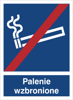 Znak palenie wzbronione na Folii Samoprzylepnej (830)