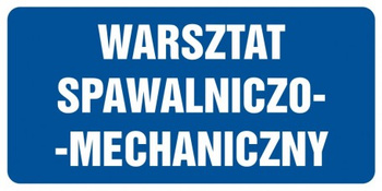 Znak Warsztat spawalniczo-mechaniczny (PB074)