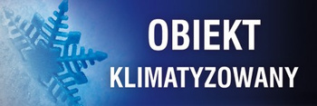 Znak obiekt klimatyzowany (PC603)