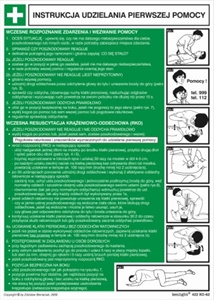 Instrukcja ABC pierwszej pomocy (obrazkowo-tekstowa) (422 XO-62)