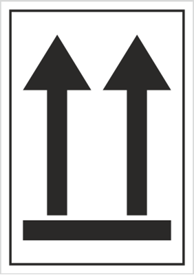 Znak góra ładunku na Folii Samoprzylepnej (701-08)