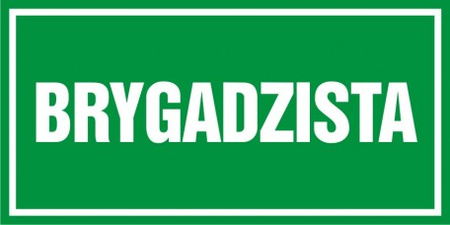 Znak Brygadzista (PB123)