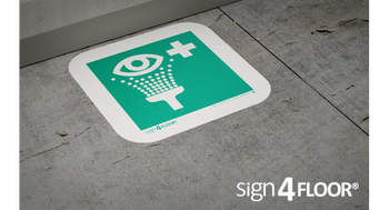 Prysznic do przemywania oczu (znak podłogowy) (E011-F)