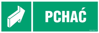 Znak pchać (AC048) Signproject