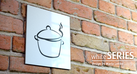 Znak Kuchnia hotspot whiteSERIES