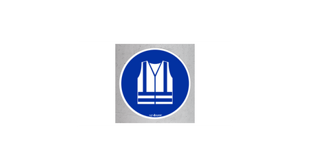 Stosuj kamizelkę odblaskową (znak podłogowy) (M015-F)